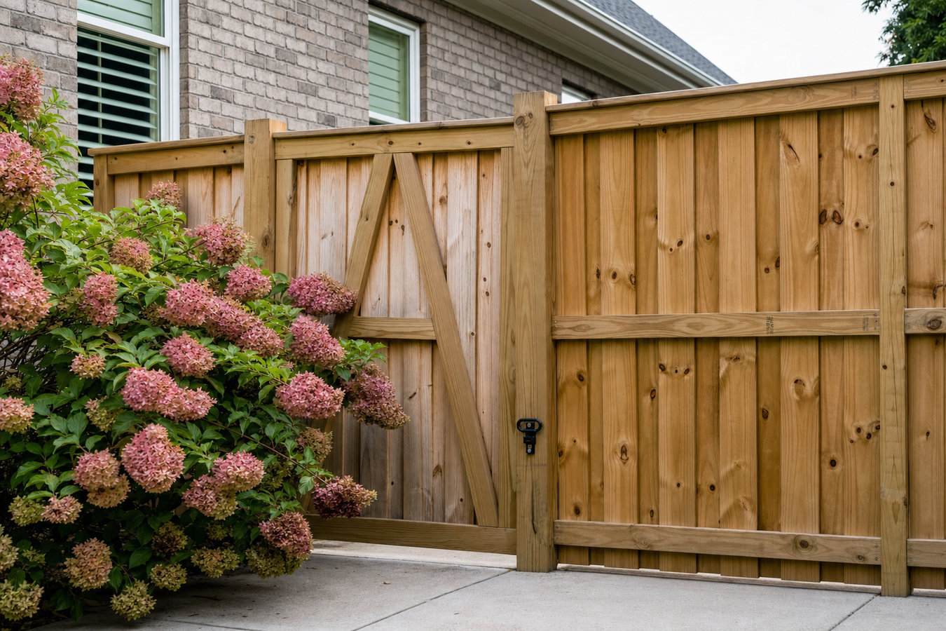 Custom fence design in Foster City, CA